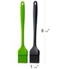 Ortarco Silicone Basting Pastry Brush for Baking Cooking Bbq Grill Spread Oil Butter Sauce 2 Pack