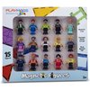 Playmags Magnetic Figures Community Set of 15 Pieces - Play People Perfect for Magnetic Tiles Building Blocks - STEM Learning Toys Children – Magnet Tiles Expansion Accessories Pack (Styles May Vary)