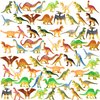 PREXTEX Mini Toy Dinosaurs Figure - 72 Count - Dinosaur Party Favors Easter Eggs Filler, Plastic Dinosaur Figurines, Small Dinosaur Toys