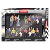 Carrera Race Spectators - Set of 15 Detailed Fans - 1:32 Scale Figures - Realistic Scenery Accessory for Slot Car Track Sets