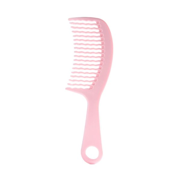 wet comb Detangling Comb – Pink Wave Tooth Design for Effortless Detangling – Wave comb gentle on Wet and Dry Hair, No Snagging or Breakage”