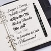 Piochoo Calligraphy Pens,8 Size Calligraphy Pens for Writing,Brush Pens Calligraphy Set for Beginners, Hand Lettering Pens