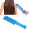 Hair Comb, Professional Salon Tooth Hair Combs Hairdressing Styling Barber Stylist Tool, Non-slip Pattern of the Handle, Easy to Grip(Blue)