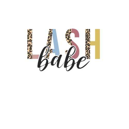 Lash Babe Lash Tech Lash Artist Leopard Lash Babe: Dot Grid Notebook/Journal (6” X 9”) Lash Babe Pun Leopard Lash Bar & Lash Lounge Quote