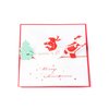 Christmas Pop Up Cards. This set of 3d Greeting Cards are a perfect way to Say Thank You (5 Pack Christmas- Assorted)