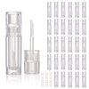 COSIDEA 30pcs 2.5ml Round Clear empty lip gloss tubes bulk with wand lipgloss bottle containers wholesale