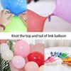 IN-JOOYAA 6 Inch Dark Red Latex Link Balloon 100 Pcs Quick Link Balloons for Party Decoration