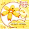 9 Pcs Duck Mochi Squishy Toys for Kids Party Favors, Mini Kawaii Mochi Squishies, Duck Squishy Stress Ball Fidget Toys Bulk for Kids Prizes, Easter Basket Stuffers - Small Mochi Squishy Animals Toys