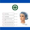 Disposable Bouffant (Hair Net) Caps, Spun-bounded Poly, Hair Head Cover Net 18 Inches, Blue, (1000)