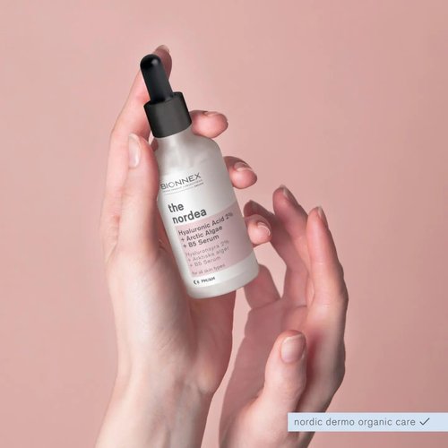 BIONNEX - The Nordea - 2% Hyaluronic Acid Serum for Face with Arctic Algae & Vitamin B5 | Anti-Aging Serum for Fine Lines, Wrinkles Hydrating Serum (2% Hyaluronic Acid Skin Serum for Face)