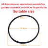 Upgrade S9892 Pressure Cooker Gasket For Mirro Pressure Cooker S-9892 9892 M-0296 M-0436 M-0498 M-0536 M-0596 M-0646 M-1952 Fit ４｜6 ｜ 8 QT Models（white） (black)
