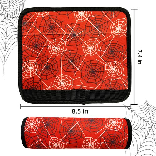 Spider Seat Belt Cover for Kids, Seat Belt Pad for Boys, Car Seat Straps Shoulder Pads for Kids, Kid's Seat Belt Cushion, Shoulder Strap Pad, 1 Piece（RED)