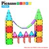 PicassoTiles Magnetic Building Block Set Magnet Tiles Construction Toy STEM Learning Kit Educational Playboards Pretend Play Stacking Blocks Child Brain Development