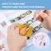 Needle Felting Kit for Beginners, Needle Felting Starter Kit with 6 Pcs Colorful Needle Felting Needles and Instructions, Wool Felting Supplies for Christmas, Children's Day, Other Festival and Crafts