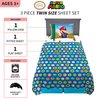 Franco Kids Bedding Super Soft Microfiber Sheet Set, Twin, Mario