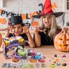 Funewest 9 Packs Halloween Cloud Slime Butter Slime Kit for Girls Boys Ages 8-12, Non Sticky Fluffy Slimes for Kids, Party Favors with Spooky Add Ins, Stress Relief Slimes Toys