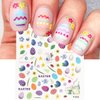 8 Sheets Easter Nail Art Stickers Decals 3D Self-Adhesive Cute Nail Decals Easter Egg Bunny Rabbit Design Cartoon Nail Stickers for Women Girls DIY Manicure Accessories Easter Party Nail Decorations
