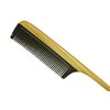 Fine Tooth Comb Sandalwood Frame and Buffalo Horn Teeth Handmade Rat Tail Comb - JM014