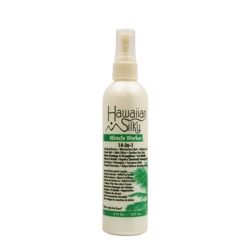 Hawaiian Silky 14-in-1 miracle worker, White, 8 Fl Ounce