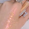 KWOLYKIM Liquid Glitter Eyeshadow, Long Lasting, Quick Drying, Easy to Apply, Loose Bling Glitter Diamond Pigmented Glue for Eye Crystals Makeup (Sparkling Gold + Colorful Sequins)