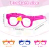 Hooqict 9 Pcs DIY Building Blocks Glasses Building Bricks Party Supplies for Kids Creative Building Block Birthday Party Favors, Carnival Party Glasses Decorations