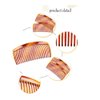 4 PCS 4 inches 29 teeth Plastic Comb Hair Clip Clamp Side Hair Comb Combs for Women Men Hair Accessory