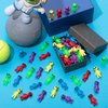 CroBlissful 100 Pcs Mini Alien Figures Colorful Little Alien Figurines for Halloween Party Favors Hide and Seek Rubber Tiny Aliens Toy Mini Alien Action Figure for Halloween Birthday Goodie Bag