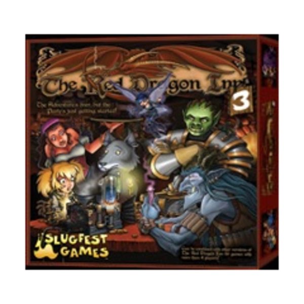 Slugfest Games The Red Dragon Inn 3 Strategy Boxed Board Game Ages 13 & Up (SFG009)