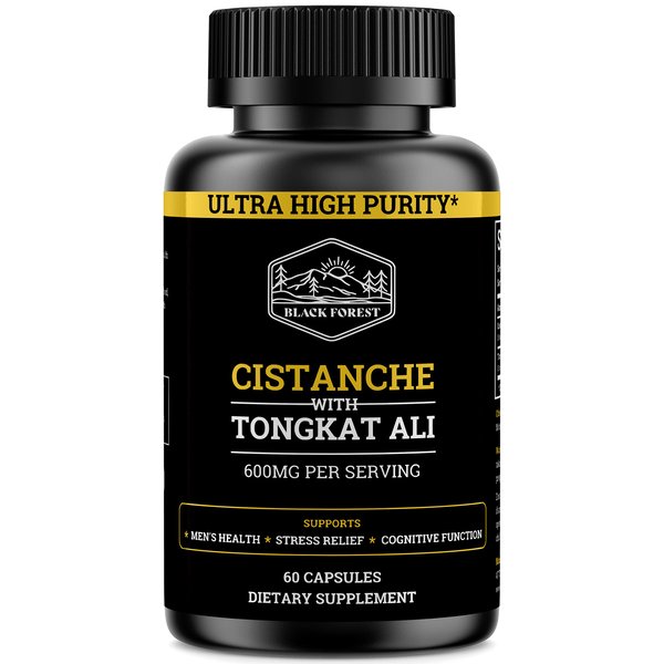 Cistanche Tubulosa 200mg & Tongkat Ali 400mg (Max Purity) 2 Month Supply (50% Echinacoside + 10% Acetoside with Tongkat Ali for Men 200:1 (Longjack) Eurycoma Longifolia) similar to Fadogia Agrestis