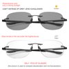 Transition Photochromic Sun Readers Rimless Bifocal Reading Sunglasses for Mens Womens UV400 Protection Sunglasses Blue Light Blocking Gaming Computer Glasses Anti Glare Eyewear Presbyopia Eyeglasses