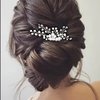 Yokawe Bridal Wedding Hair Comb Silver Crystal Bride Side Combs Pearl Hair Accessories for Women and Girls
