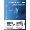 CCVOO 5 Pack Blue Light Blocking Reading Glasses, Filter UV Ray/Glare Fashion Non Prescription Fake Gaming Eyeglasses Women/Men (*C1 Mix, 2.5)