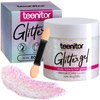 Teenitor Body Glitter, Holographic White Glitter, Body Glitter Gel, Hair Glitter Face Glitter, Glitter for Body Face Makeup Hair, Eye Glitter Glitter for Face Body Makeup