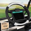 10L0L 14 Inch Golf Cart Steering Wheel Covers for Club Car DS&Precedent, Yamaha, Upgraded Microfiber Anti-Slip Steering Wheel Cover with Pu Leather