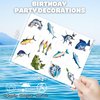 96 PCS Fishing Temporary Tattoos Birthday Party Decorations Favors Supplies Decor Gone Fishing Fish Fisherman Lake Stickers For Girls Boys Gift School Prizes Rewards