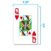 Copag 4-Color Legacy Design 100% Plastic Playing Cards, Bridge Size (Narrow) Jumbo Index Red/Blue Double Deck Set…