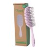 Tangols Detangling Hair Brush -100% Eco-Friendly Detangler Hair Brush w/Ultra-Soft Anti Knot Nylon Bristles for Women,Men,Kids-All Hair Types, Dry & Wet Hair (Pink)