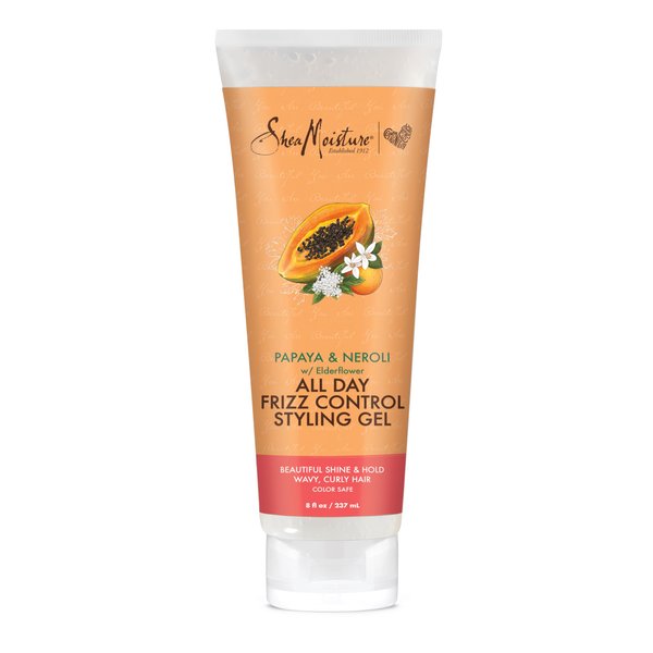 Shea Moisture, All Day Frizz Control Styling Gel Papaya & Neroli, 8 Ounce