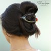 Parcelona France Wide Beak Celluloid Tortoise Shell Side Slide-in Claw Hair Clip Clamp Clutcher (Shell)