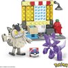 Mega Pokémon Action Figures Building Toy Collectible Toxel vs. Galarian Meowth with Great Ball