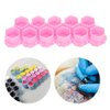 Pigment Ink Caps, 200pcs Honeycomb Shape Tattoo Ink Cups Ink Caps for Tattooing For Eyebrow Tattoo Makeup Holder Cups Permanent Pigment Makeup Tool Body Art Holder Container Cup