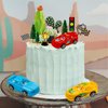 MEMOVAN Racing Car Cake Decorations 38pcs Racing Car Cake Topper Birthday Cake Decoration for Boy's Kids Racing Car Theme Birthday Supplies Party Favors
