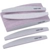 BTYMS 25 Pcs 100/180 Grit Nail Files and Buffers Professional Double Sided Emery Boards Manicure Tool for Acrylic Nails