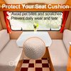 leepiya 2 Set RV Dinette Cushion Covers dinette Booth Elastic Rv Seat Covers Camper Cushion Covers with 2 Backrest Cover & 2 Bench Cover with Anti Slip Strap Machine Rv Dinette Cushions