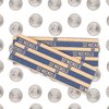 Nickel Coin Wrappers, 100 Flat Striped Coin Wrappers