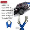 RCMYou Drive Shaft CVD Axles & Center Driveshaft High Speed Support Upgrades Part for 1/10 Arrma Senton Granite 3s Blx & Mega550,Vorteks 4x4 3S BLX,4Pcs Front Rear Driveshafts,Navy Blue