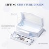 SULLMAR Nail Tool Sterilizers Nail Soaking Tray Box Cleaner Pot for Eyelash Scissors Tweezers Nail Art Tools Manicure Lash Soaking Tray Clean Box