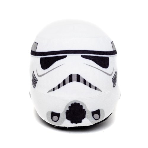 Star Wars Dog Toy, Stormtrooper Helmet White Pet Toy, Plush, 5.5" x 6"