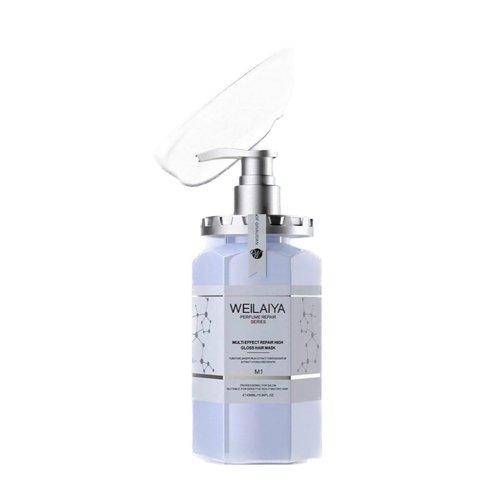 Weilaiya Perfume Repair Series Multi Effect Repair High Gloss Hair Mask 450mL (Rebuid hair structure, anti frizzy, and keeps the hair color last longer up to 6 weeks)