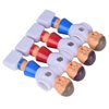 Hotusi 4Pcs Rod Foosball Soccer Table Football Men Player Replacement Parts(Red+Blue)